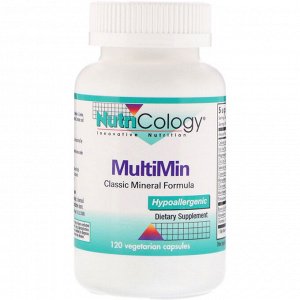 Nutricology, MultiMin, 120 вегетарианских капсул