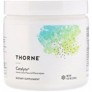 Thorne Research, Catalyte, электролиты со вкусом лимона, 9,52 унц. (270 г)