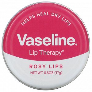 Вазелин, Терапия для губ, розовые губы, 0,6 унции (17 г)