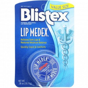 Blistex, Lip Medex, наружное средство для защиты губ, 10,75 г (0,38 унции)