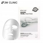 Тканевая маска с экстрактом жемчуга 3W Clinic Essential Up Pearl Sheet Mask