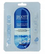 Тканевая маска с гиалуроновой кислотой JIGOTT HYALURONIC ACID REAL AMPOULE MASK