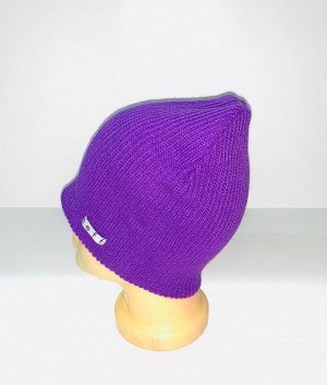 Шапка Яркая фиолетовая шапка  №294