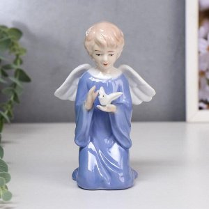 Сувенир керамика "Ангел в цветной тоге молитва/голубь" МИКС 15х8х10 см