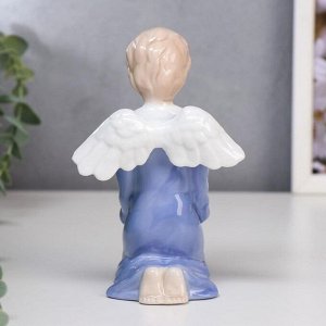 Сувенир керамика "Ангел в цветной тоге молитва/голубь" МИКС 15х8х10 см