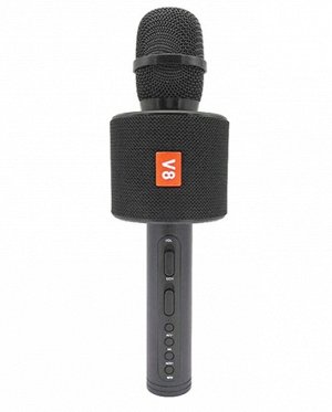 Колонка-Микрофон V8/Q100 черный (Bluetooth/USB/microSD)