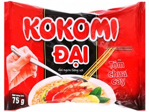 Лапша  пшеничная Kokomi (Кокоми) cо вкусом креветки