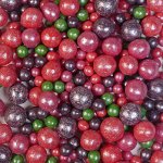 Посыпка микс из рисового драже в глазури &quot;Зеленый/красный/малиновый/сиреневый жемчуг&quot;, 50 гр