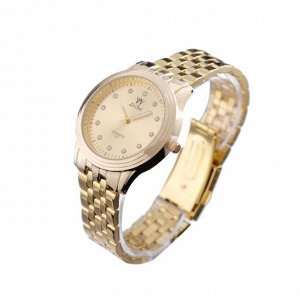 Часы наручные женские ShiKai 027 d=4 см, золотые