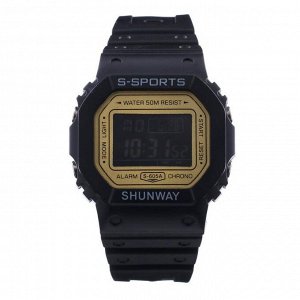 Часы наручные электронные Shunway S-605A, d=4 см, с будильником, микс 5219112