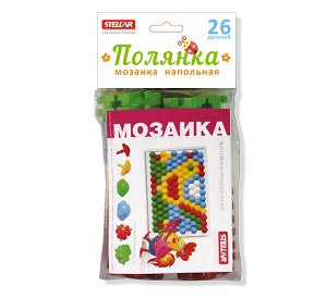 STELLAR Мозаика "Полянка" (диаметр 60мм/26 деталей), в п/пакете
