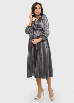 Платье "Монро" для беременных и кормящих; черный
