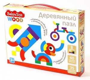 Пазл деревянный Десятое королевство серия Baby Toys 40 элементов22