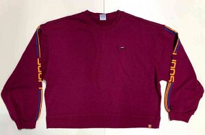 Топовый мужской свитшот бордового цвета №2041