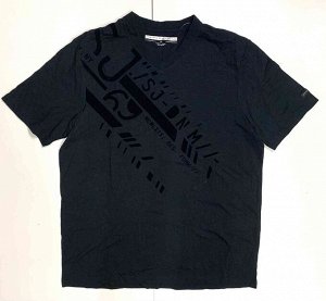 Чёрная брендовая мужская футболка SEANJOHN №6997