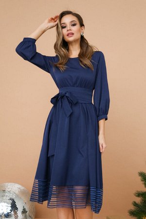 Платье 425/6, темно-синий