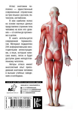 . Анатомия человека. Русско-латинско-английский атлас