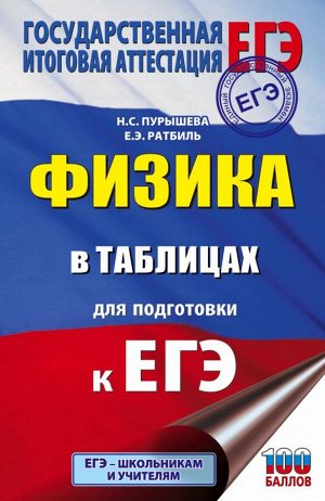 Пурышева Н.С., Ратбиль Е.Э. ЕГЭ. Физика в таблицах и схемах для подготовки к ЕГЭ