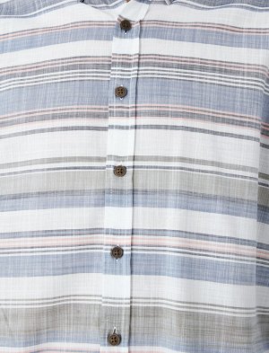 Рубашка Материал: %100  Хлопок Параметры модели: рост: 191 cm, грудь: 98, талия: 78, бедра: 94 Надет размер: M