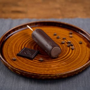 433 Эскимо плмб шоколадный в сливочной какаосодержащей глазури. Мдж 15% 80г. сырок ящик 30шт