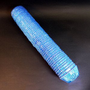Капсулы бумажные Голубые металлик 50*35 мм, 1000 шт