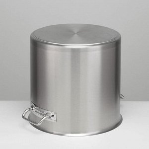 Котёл из нержавеющей стали, 37 л, d=36 см, h=36 см, капсульное дно, индукция