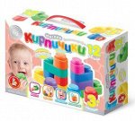 Конструктор &quot;Мягкие кирпичики extra&quot; 12 дет (с ионами серебра)