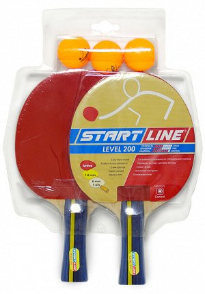 Набор для н/тен START LINE START LINE Level 2 ракетки+3 мяча