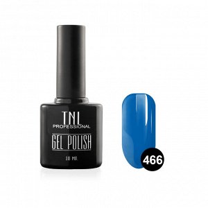 Цветной гель-лак "TNL" №466 - фаянсовый синий (10 мл.)