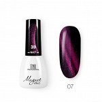 Гель-лак TNL - кошачий глаз 3D №07 - малиновый ,7 мл.