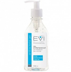 EVI professional, Гель антибактериальный для обработки рук с дозатором, 100 мл