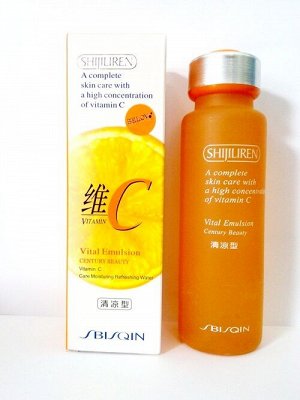 SHIJILIREN Vit C care  refreshing whitening sunscreen lotion