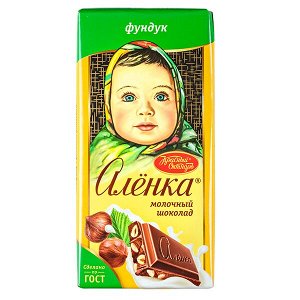 шоколад Аленка Фундук 90 г 1/15