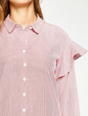 рубашка Материал: %100 CottonПараметры модели: рост: 175 cm, грудь: 83, талия: 60, бедра: 90 Надет размер: 36
