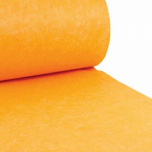 Тряпки для мытья пола в рулоне 75 шт., 50х60 см, вискоза (ИПП), 160 г/м2, оранжевые, LAIMA EXPERT, 605496