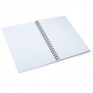 Скетчбук, белая бумага 150г/м2, 210х297мм, 30л, гребень, BRAUBERG ART CLASSIC,128949