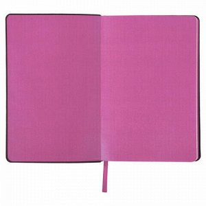 Ежедневник датированный 2021 А5 (138х213 мм) BRAUBERG "Stylish", кожзам, розовый, 111441
