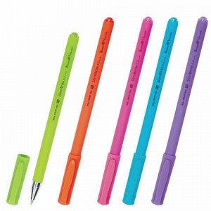 Ручка шариковая BRUNO VISCONTI &quot;SlimWrite&quot;, &quot;Special&quot;, СИНЯЯ, корпус ассорти, узел 0,5 мм, линия письма 0,3 мм, 20-0007