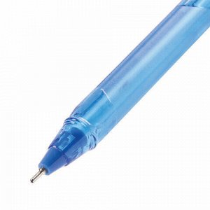 Ручка шариковая масляная BRAUBERG &quot;Extra Glide Tone&quot;, СИНЯЯ, трехгранная, узел 0,7 мм, линия письма 0,35 мм, 142924