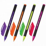 Ручка шариковая масляная BRAUBERG &quot;Extra Glide Soft Color&quot;, СИНЯЯ, узел 0,7 мм, линия письма 0,35 мм, 142928