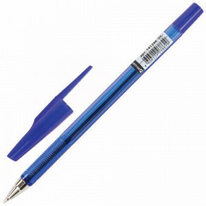 Ручка шариковая BRAUBERG &quot;Black Jack&quot;, СИНЯЯ, корпус тонированный синий, узел 0,7 мм, линия письма 0,35 мм, 141296