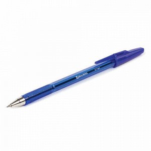 Ручка шариковая BRAUBERG &quot;Black Jack&quot;, СИНЯЯ, корпус тонированный синий, узел 0,7 мм, линия письма 0,35 мм, 141296