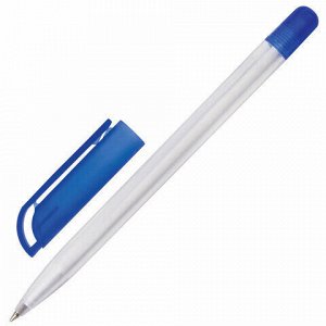 Ручки шариковые масляные BRAUBERG НАБОР 3 шт., СИНИЕ, "Olive Pen", узел 0,7 мм, линия 0,5 мм, 141478