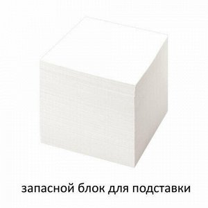 Блок для записей STAFF непроклеенный, куб 9х9х9 см, белый, белизна 90-92%, 126366
