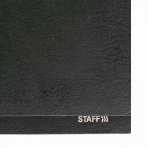 Планинг настольный недатированный (285х112 мм) STAFF, бумвинил, 64 л., черный, 127056