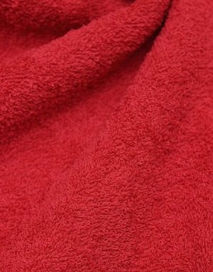Махровая ткань цв.Красный, хлопок-100%, шир-1.5 м, 350 гр/м.кв