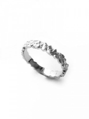 Серебряное кольцо "Кратер"
