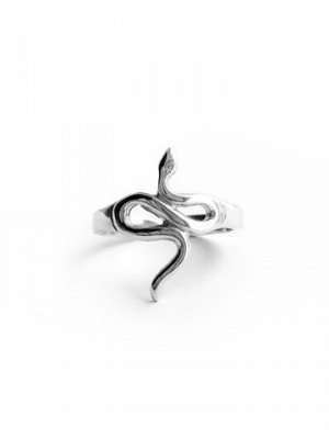Серебряное кольцо "Змейка" на верхнюю фалангу
