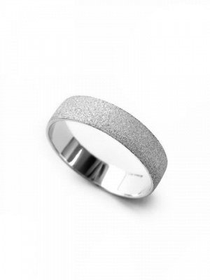 Серебряное матовое кольцо