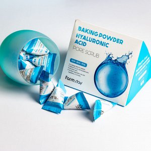 Скраб для лица с гиалуроновой кислотой  BAKING POWDER HYALURONIC ACID PORE SCRUB